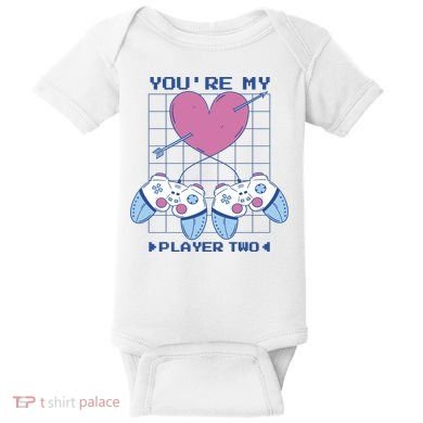 You're My Player Two Gamer Baby Bodysuit