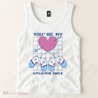 You're My Player Two Gamer Tank Top thumb 2