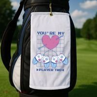 You're My Player Two Gamer Golf Towel thumb 2