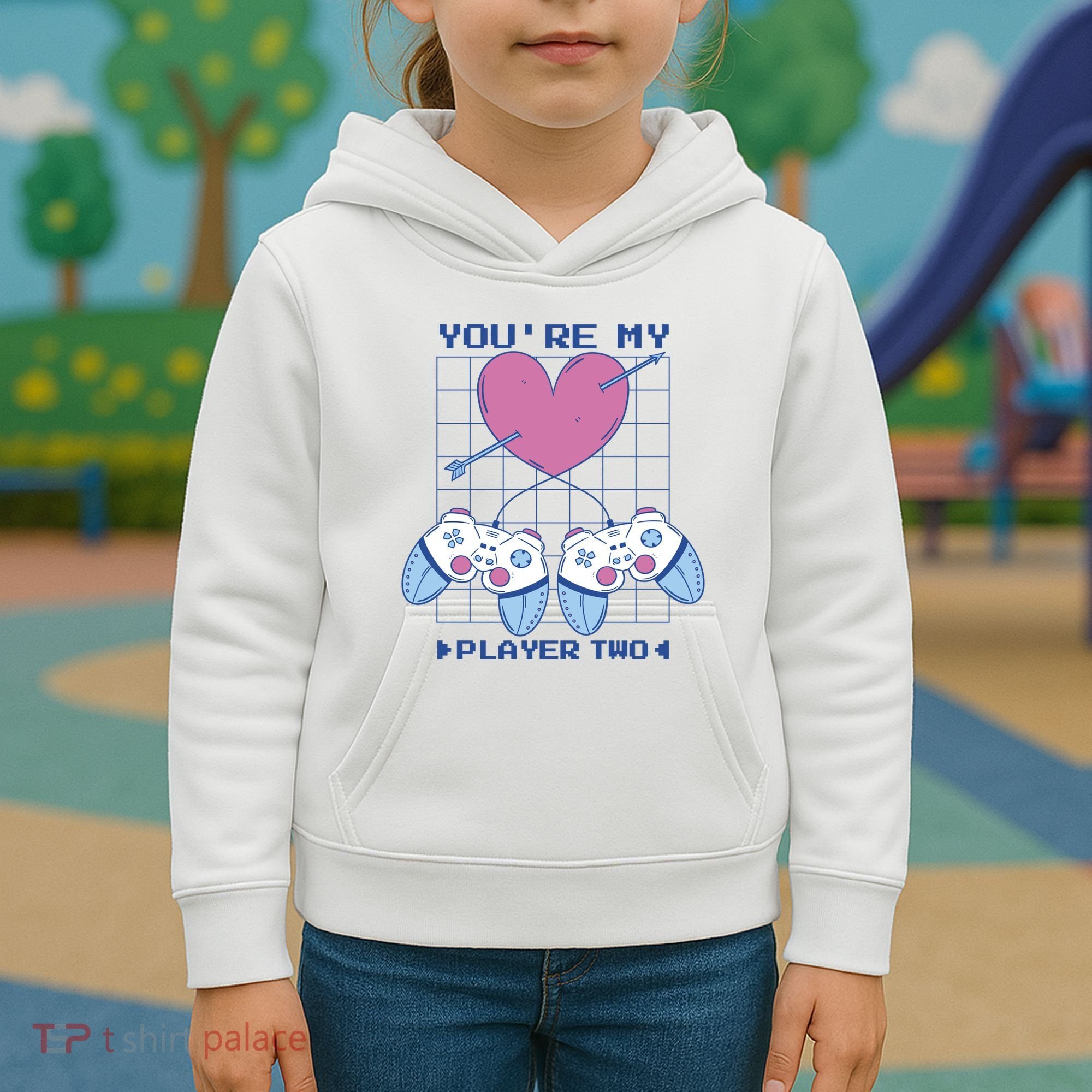 You're My Player Two Gamer Kids Hoodie