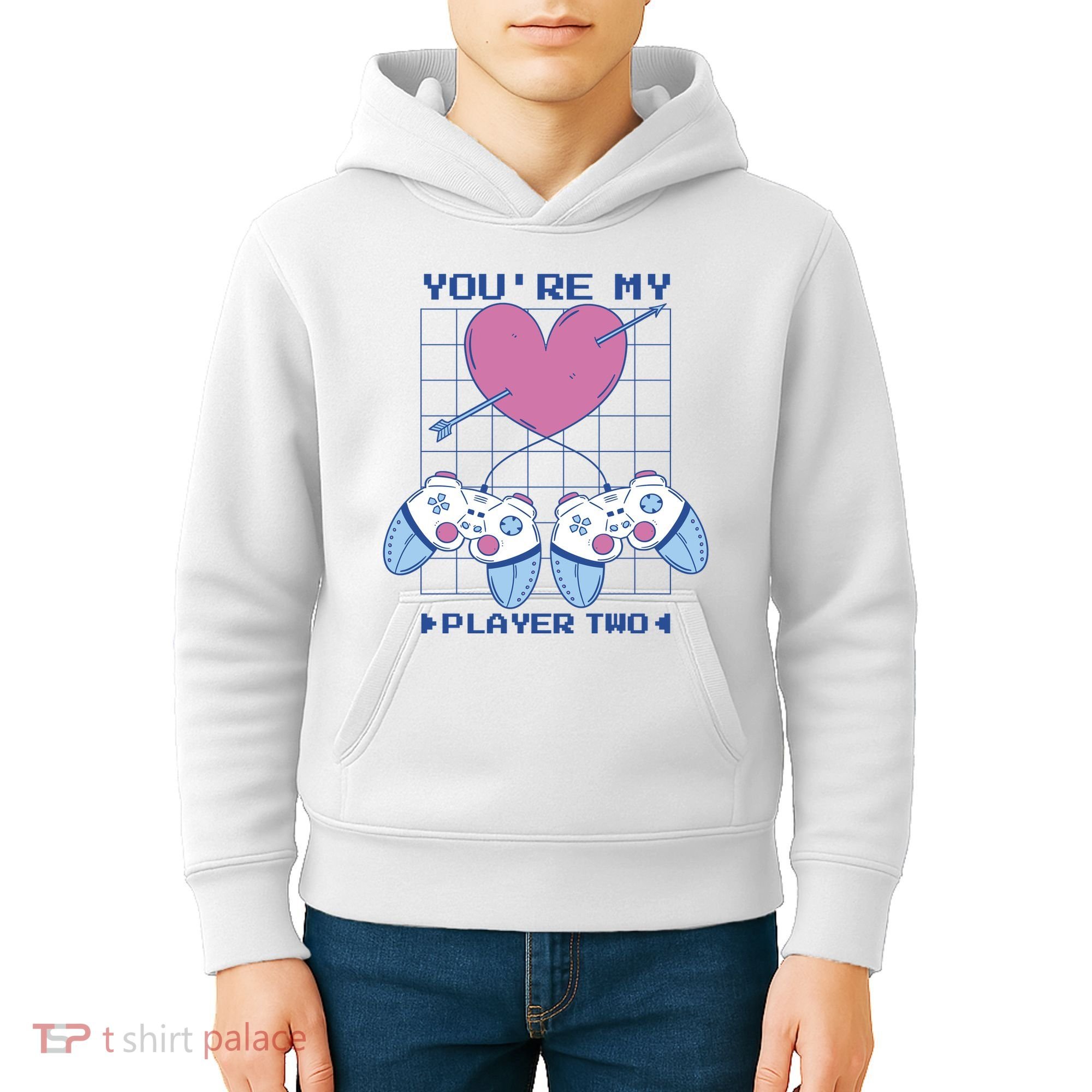 You're My Player Two Gamer Kids Hoodie