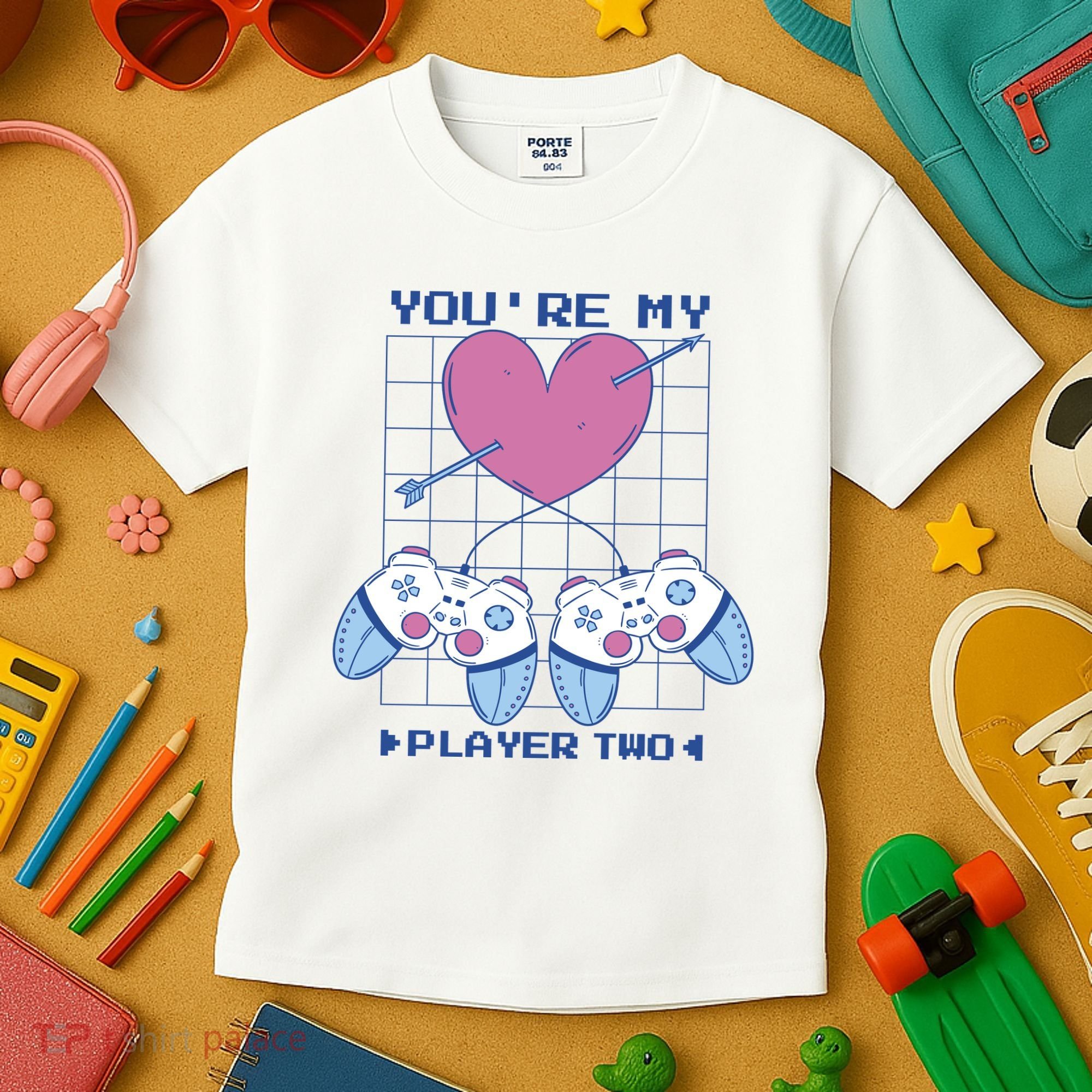 You're My Player Two Gamer Kids T-Shirt