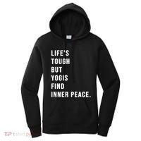 Yogi Meditation Prenatal Yoga Moms Quote Gift Women's Hoodie thumb 0