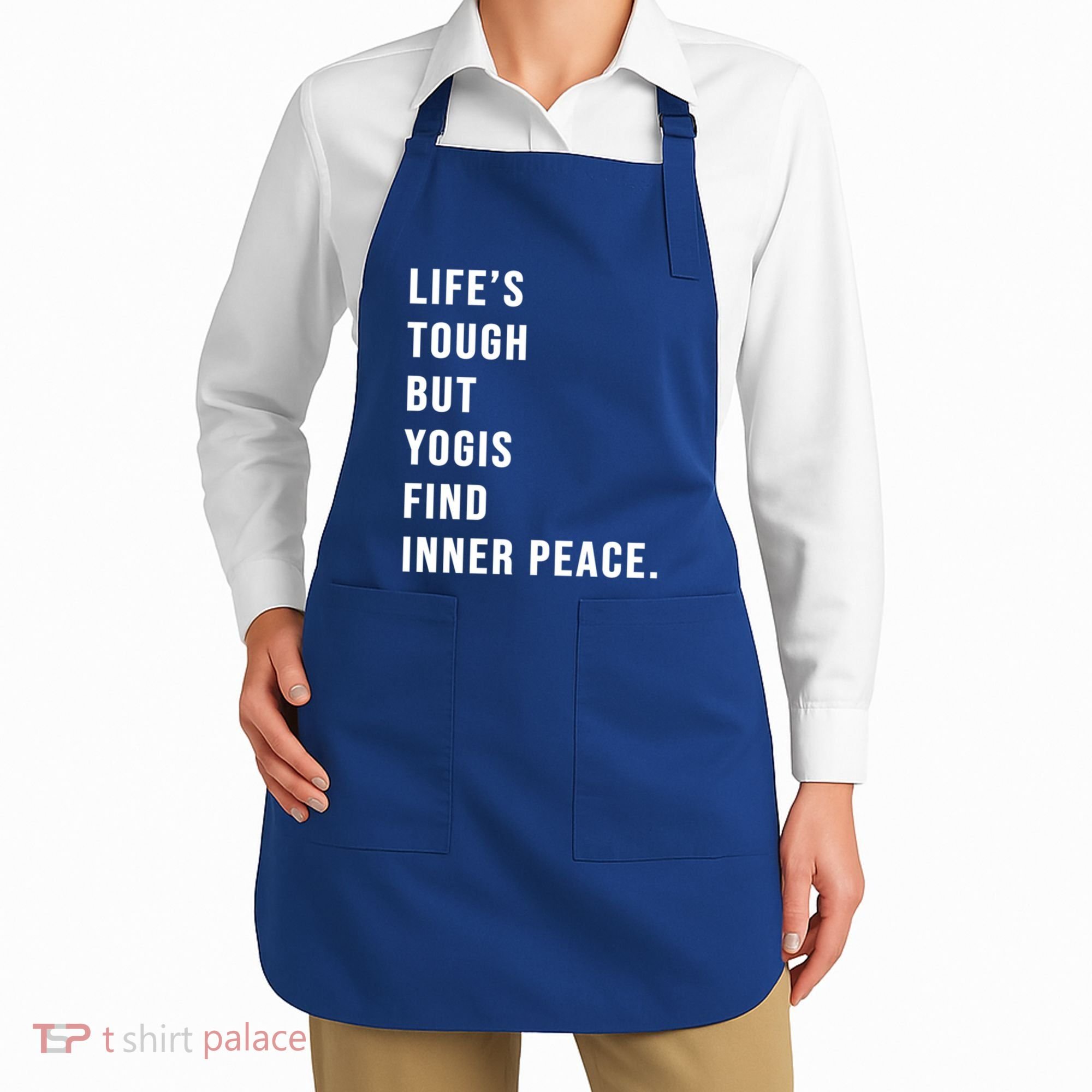 Yogi Meditation Prenatal Yoga Moms Quote Gift Apron