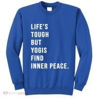 Yogi Meditation Prenatal Yoga Moms Quote Gift Sweatshirt thumb 0