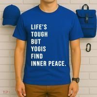 Yogi Meditation Prenatal Yoga Moms Quote Gift T-Shirt thumb 6