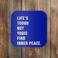 Yogi Meditation Prenatal Yoga Moms Quote Gift Coaster thumb 0