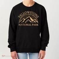 Yellowstone Mountain Retro National Park Souvenir Women's Sweatshirt thumb 0
