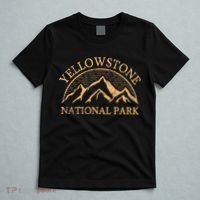 Yellowstone Mountain Retro National Park Souvenir T-Shirt thumb 5