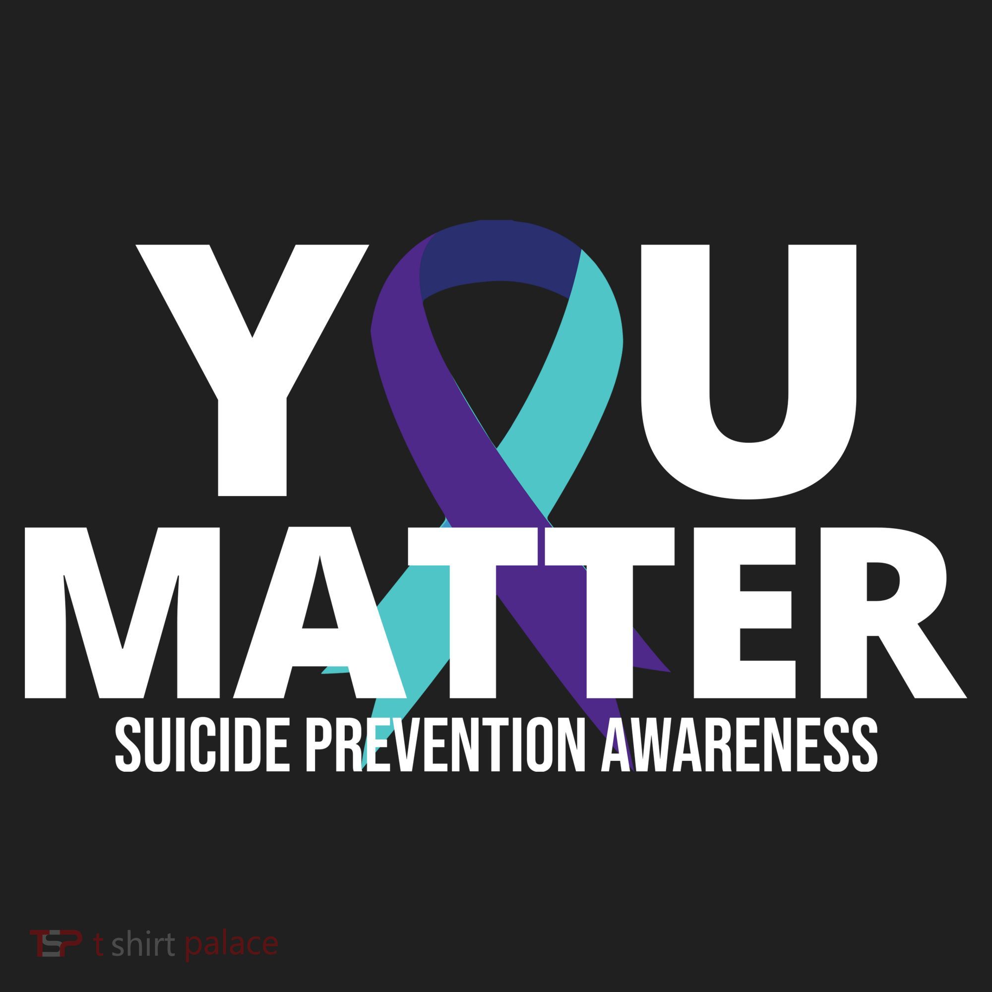 You Matter Suicide Prevention Awareness Ribbon Women's Sweatshirt