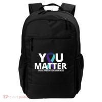 You Matter Suicide Prevention Awareness Ribbon Backpack thumb 0