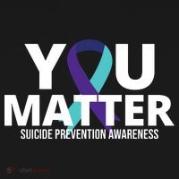 You Matter Suicide Prevention Awareness Ribbon Coaster thumb 2
