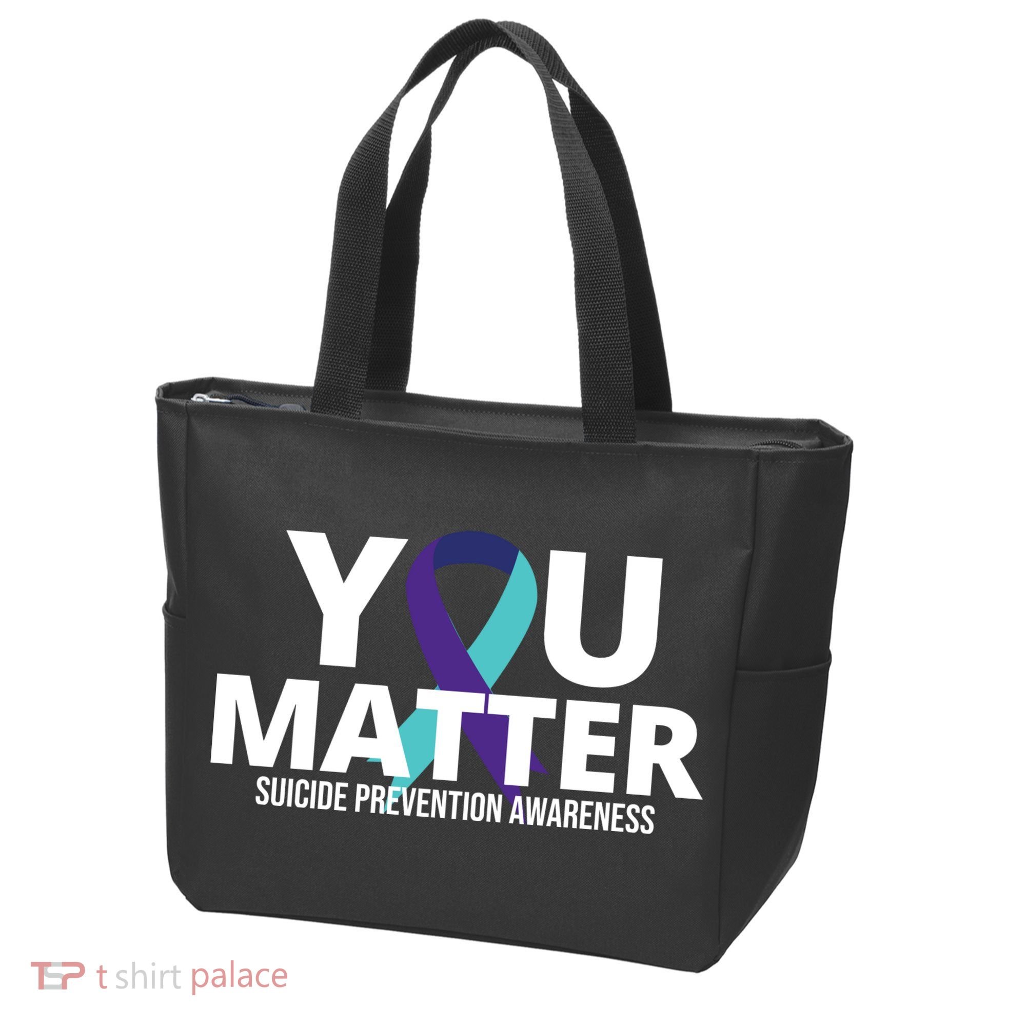 You Matter Suicide Prevention Awareness Ribbon Tote Bag