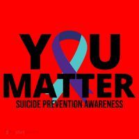 You Matter Suicide Prevention Awareness Ribbon Santa Hat thumb 1