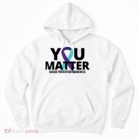 You Matter Suicide Prevention Awareness Ribbon Hoodie thumb 0
