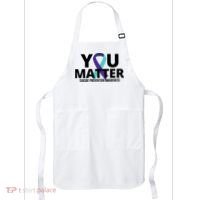 You Matter Suicide Prevention Awareness Ribbon Apron thumb 0