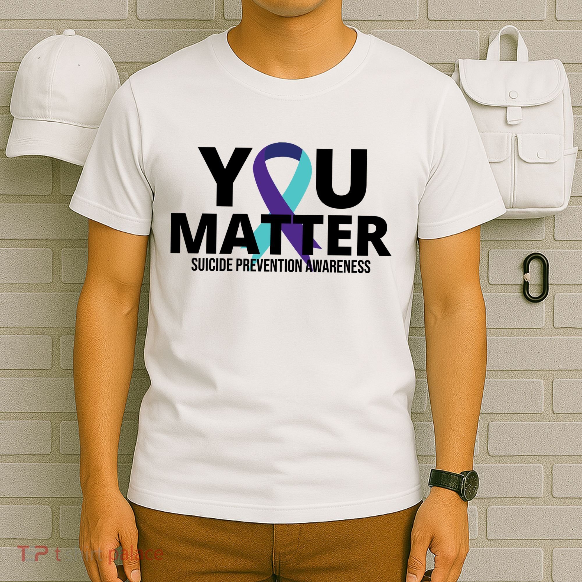 You Matter Suicide Prevention Awareness Ribbon T-Shirt