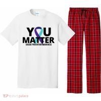 You Matter Suicide Prevention Awareness Ribbon Pajama Set thumb 0