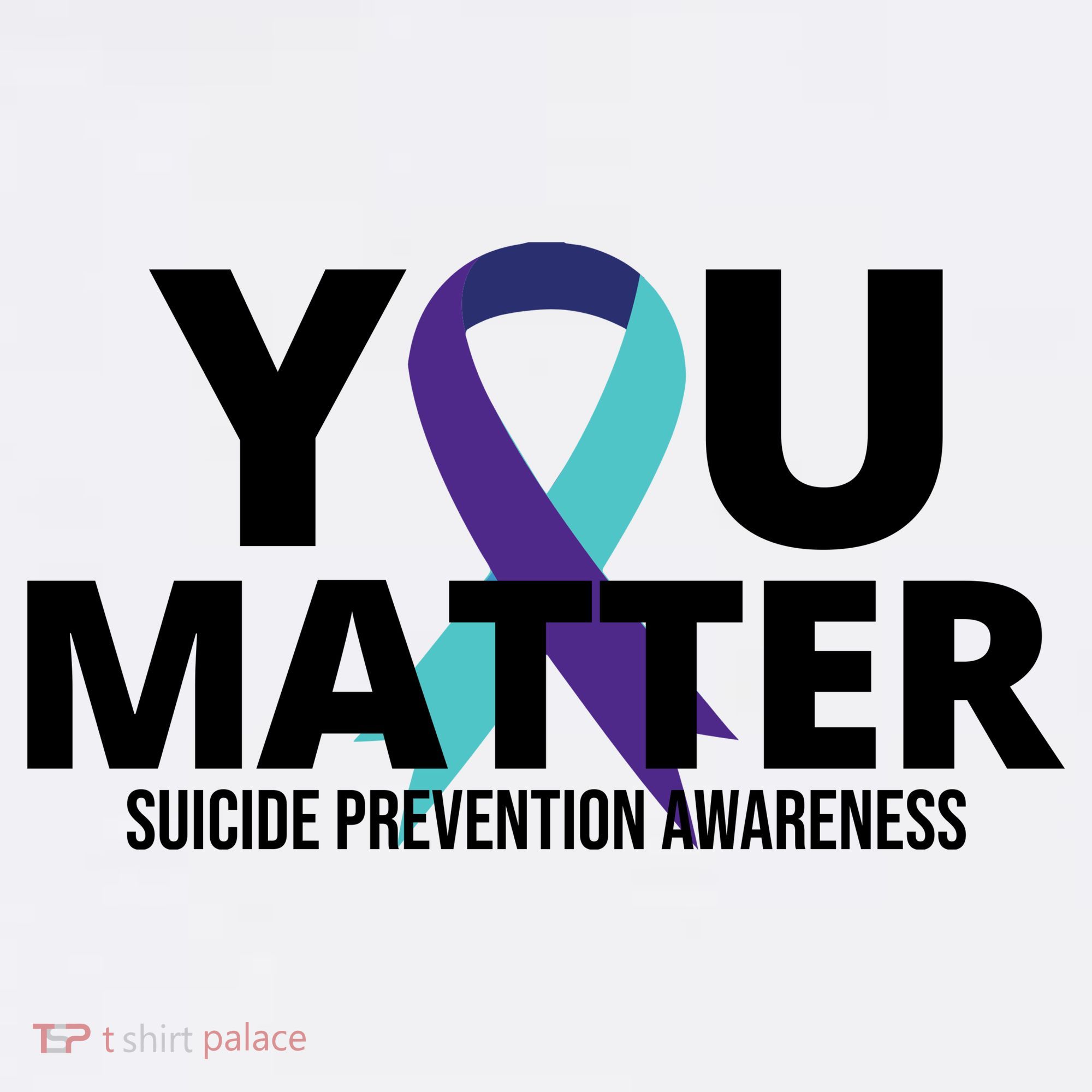 You Matter Suicide Prevention Awareness Ribbon Mousepad
