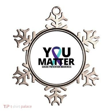 You Matter Suicide Prevention Awareness Ribbon Ornament