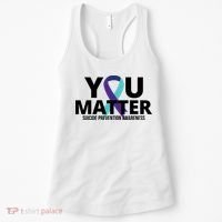 You Matter Suicide Prevention Awareness Ribbon Women's Tank Top thumb 0