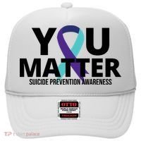 You Matter Suicide Prevention Awareness Ribbon Hat thumb 0