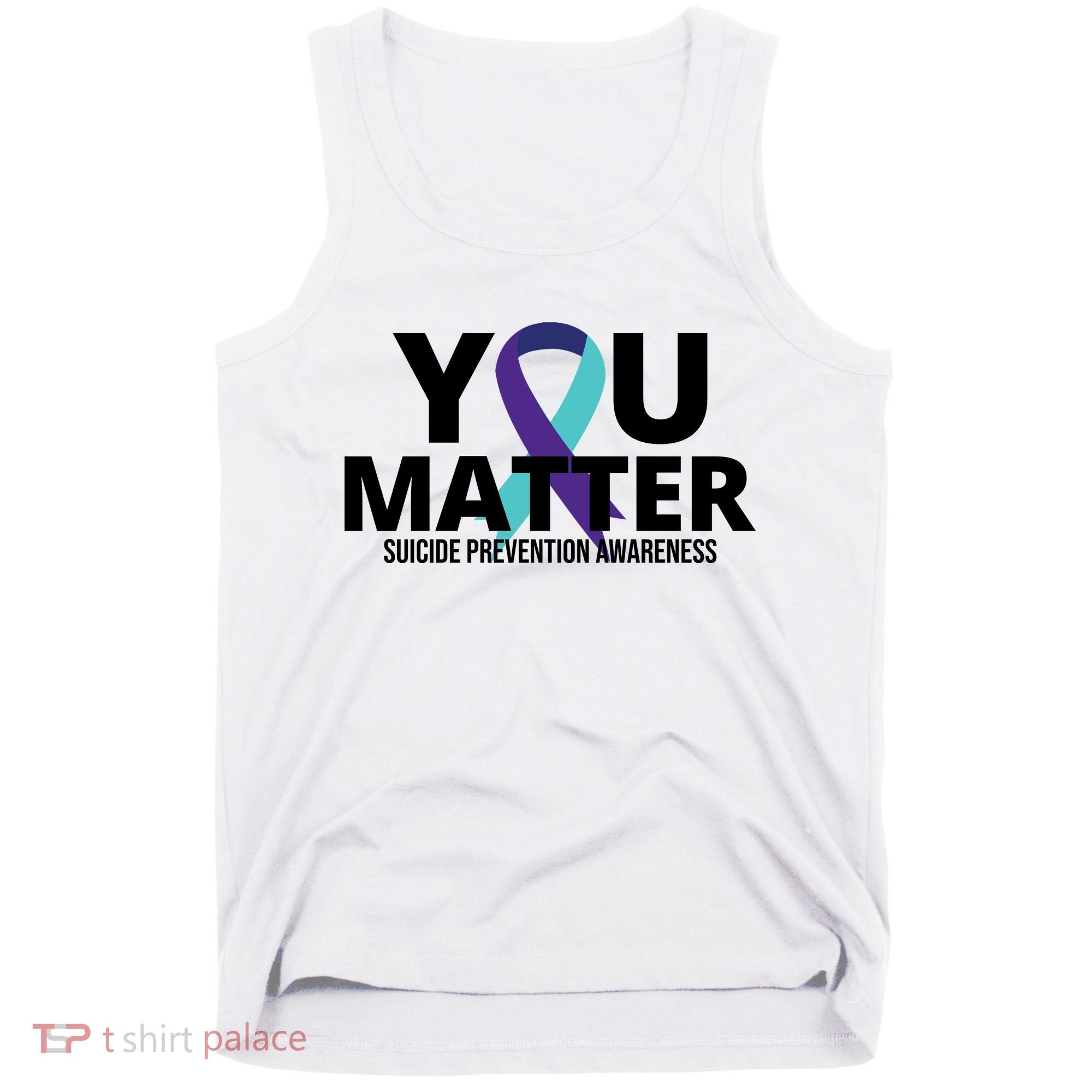 You Matter Suicide Prevention Awareness Ribbon Tank Top