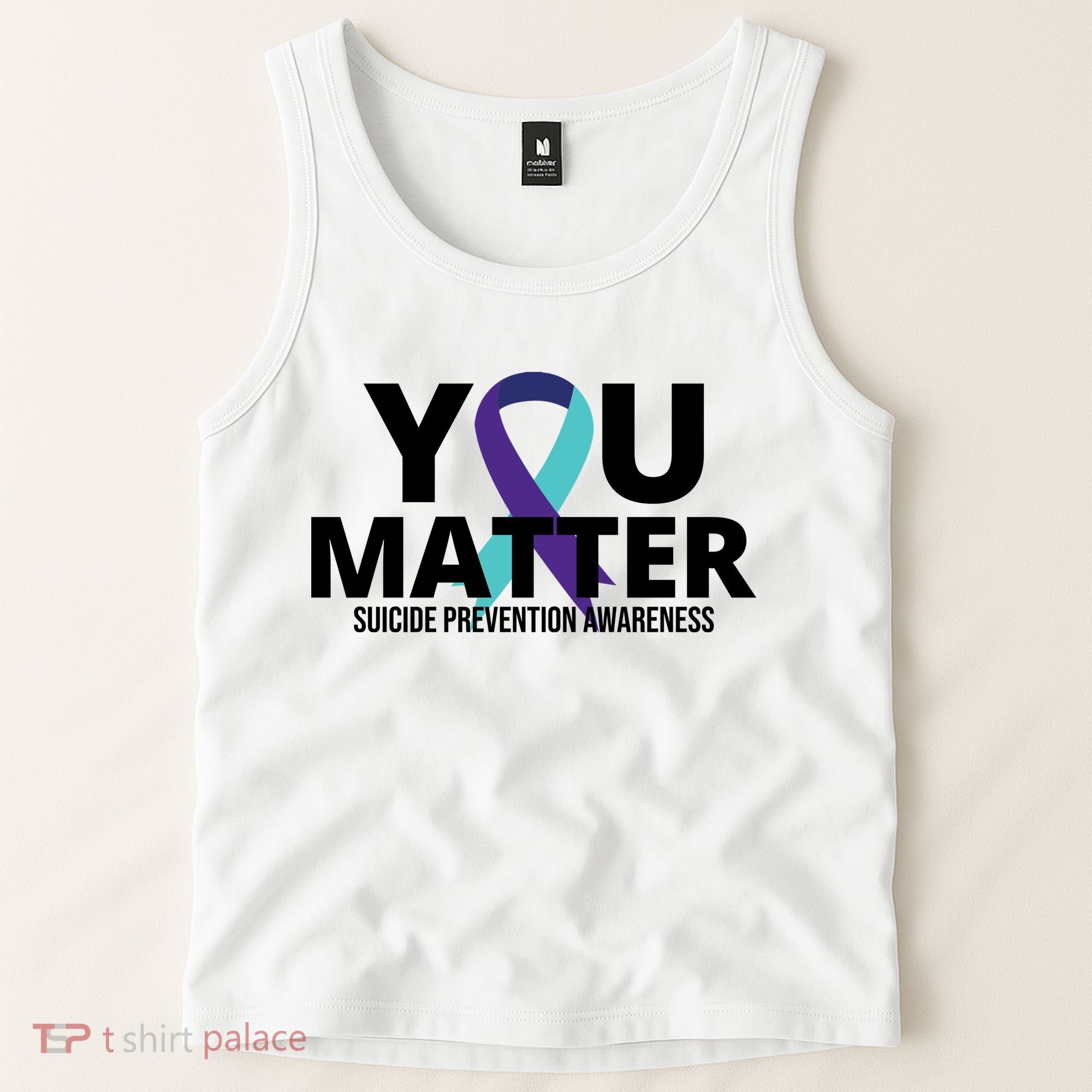 You Matter Suicide Prevention Awareness Ribbon Tank Top