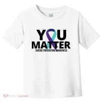 You Matter Suicide Prevention Awareness Ribbon Toddler T-Shirt thumb 0