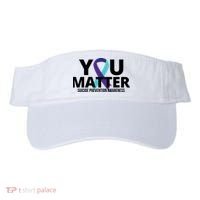 You Matter Suicide Prevention Awareness Ribbon Visor thumb 0