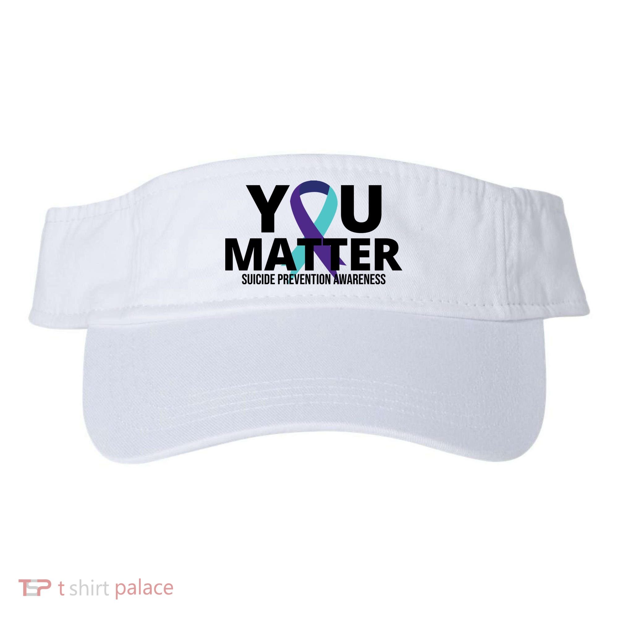 You Matter Suicide Prevention Awareness Ribbon Visor