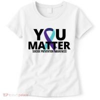 You Matter Suicide Prevention Awareness Ribbon Women's T-Shirt thumb 0