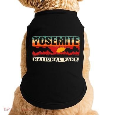 Yosemite Mountain Sunset Yosemite National Park Doggie Tank