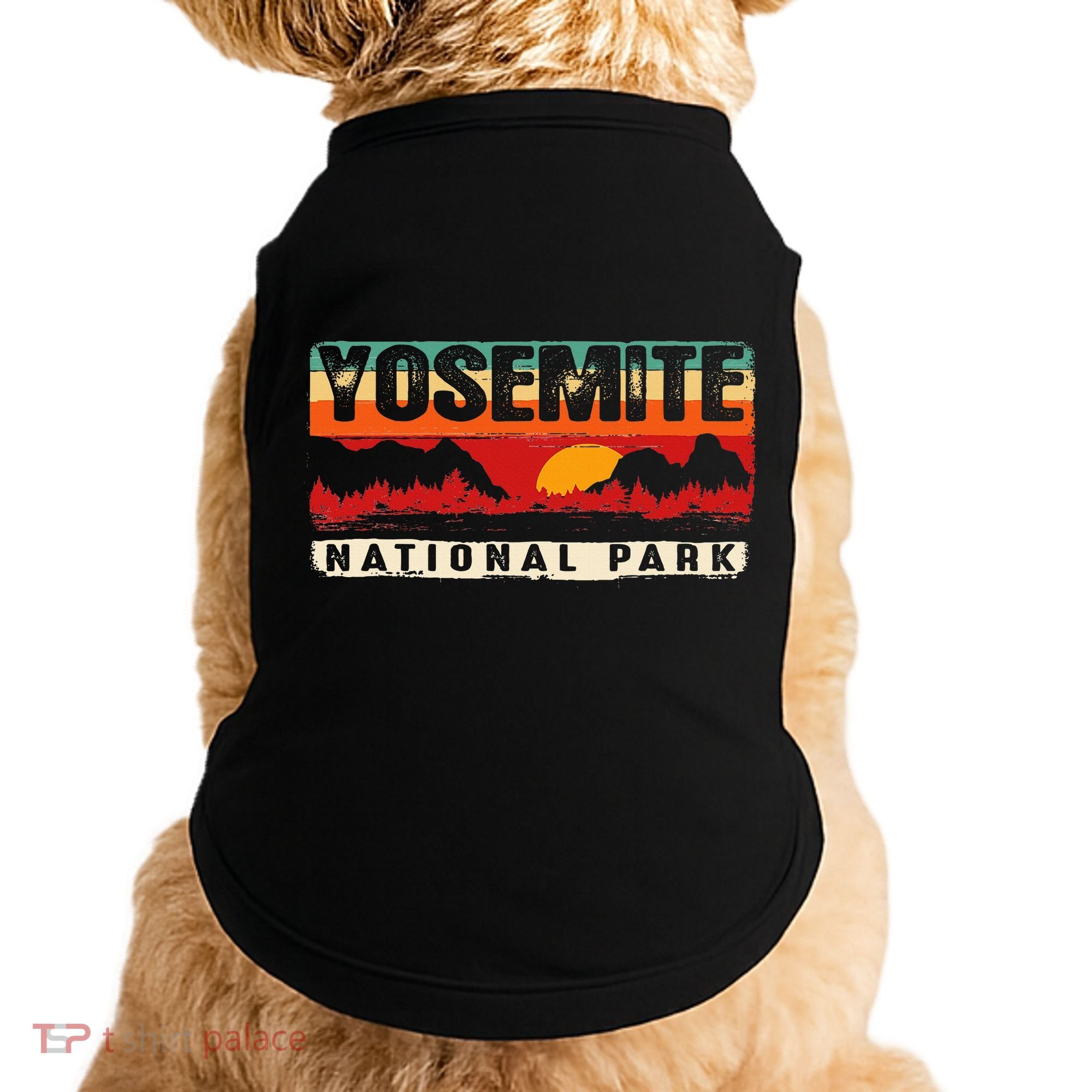 Yosemite Mountain Sunset Yosemite National Park Doggie Tank