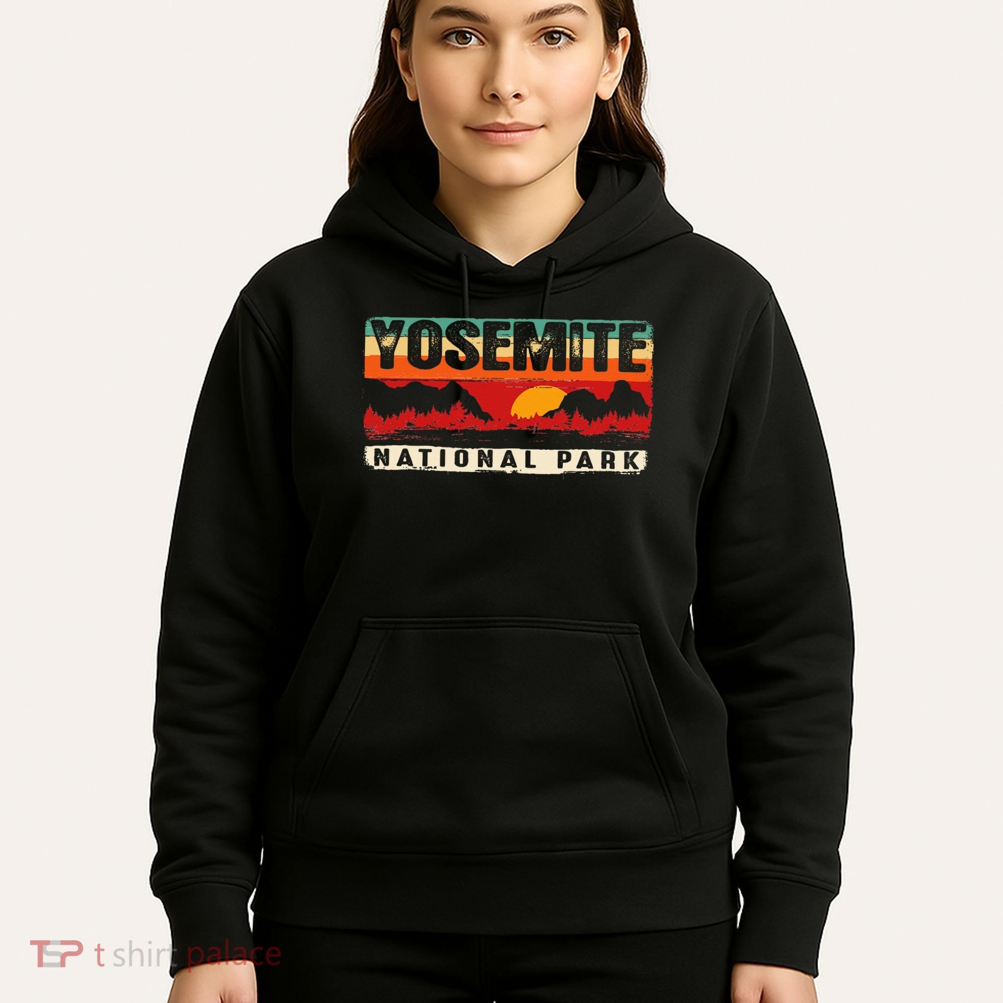Yosemite Mountain Sunset Yosemite National Park Hoodie