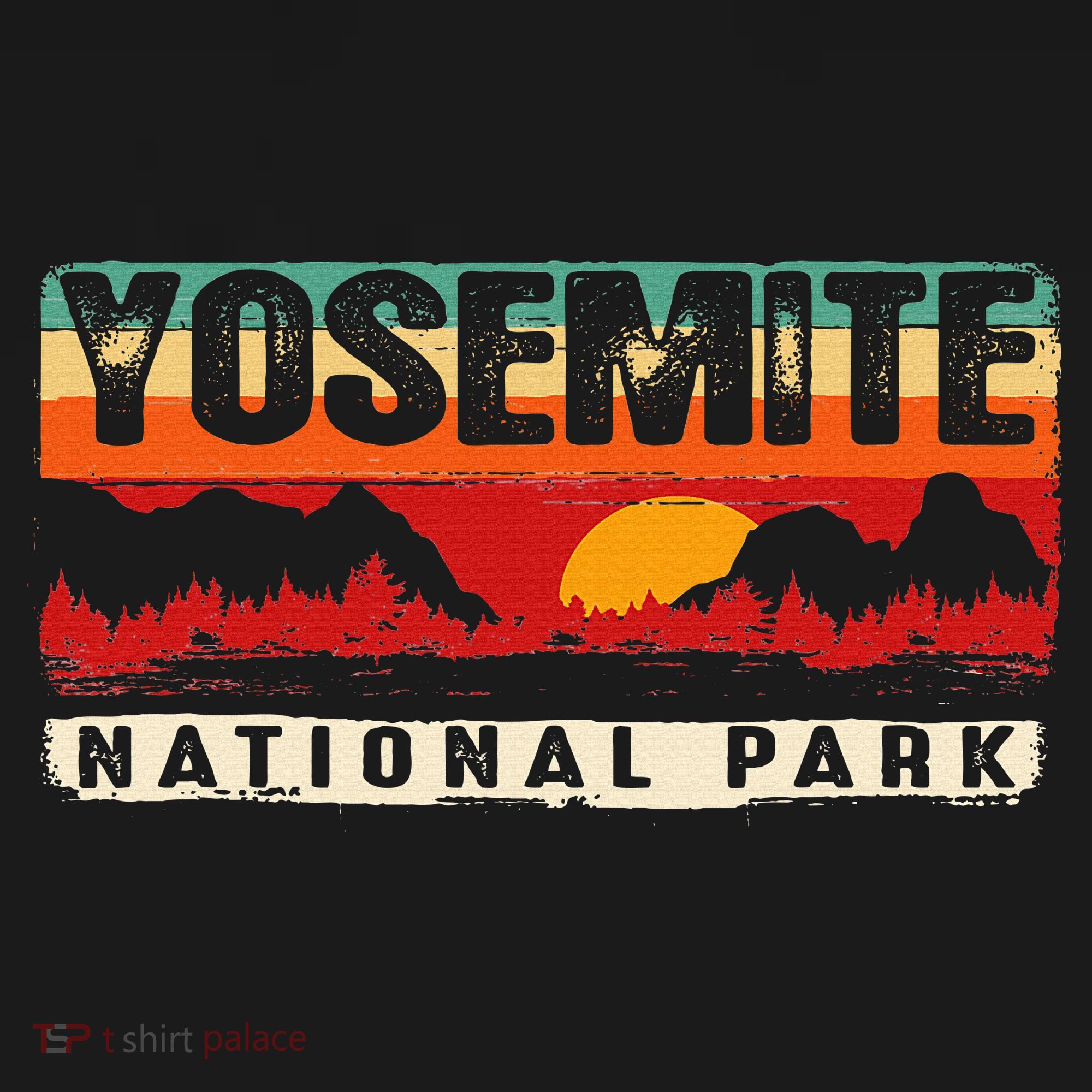 Yosemite Mountain Sunset Yosemite National Park Coaster
