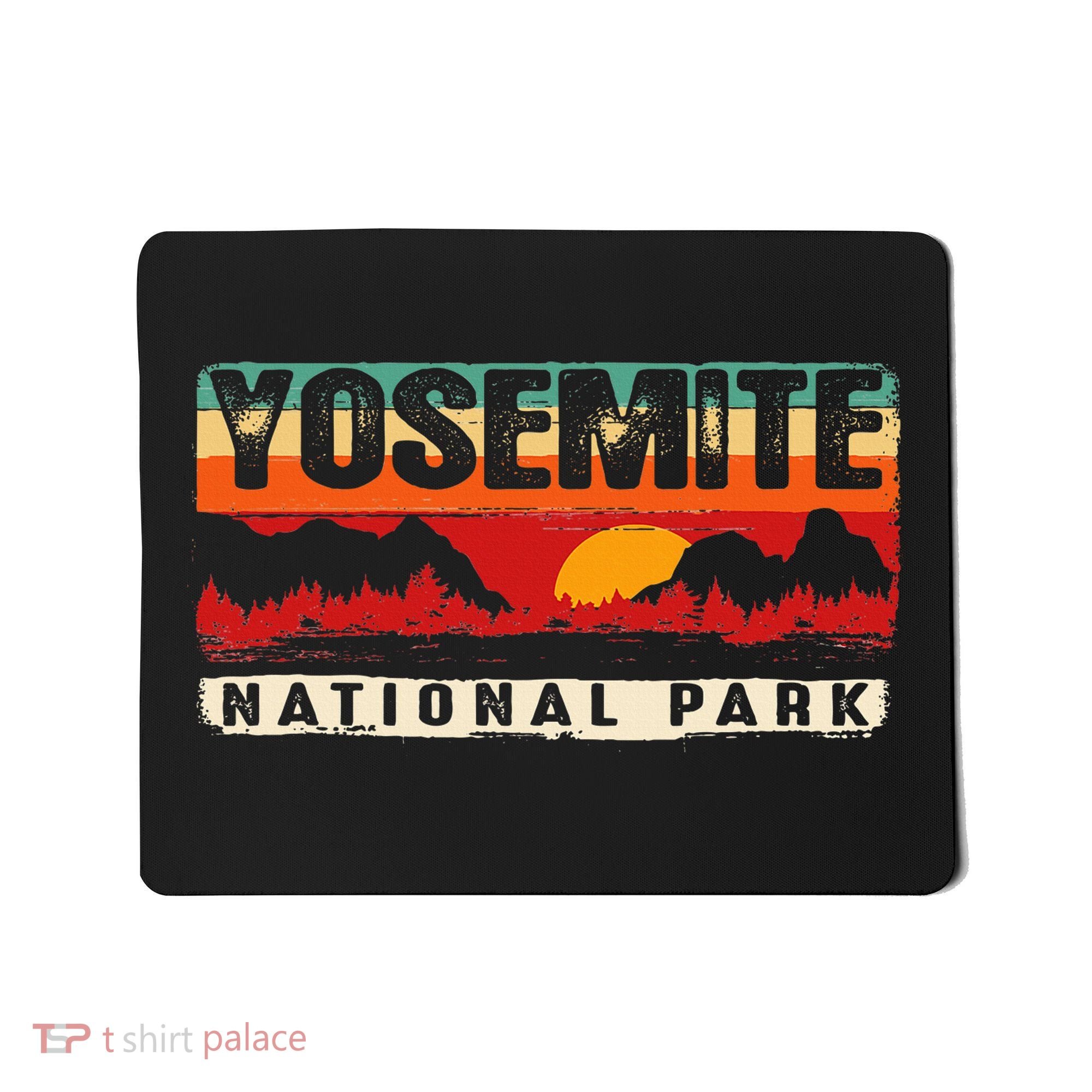Yosemite Mountain Sunset Yosemite National Park Mousepad