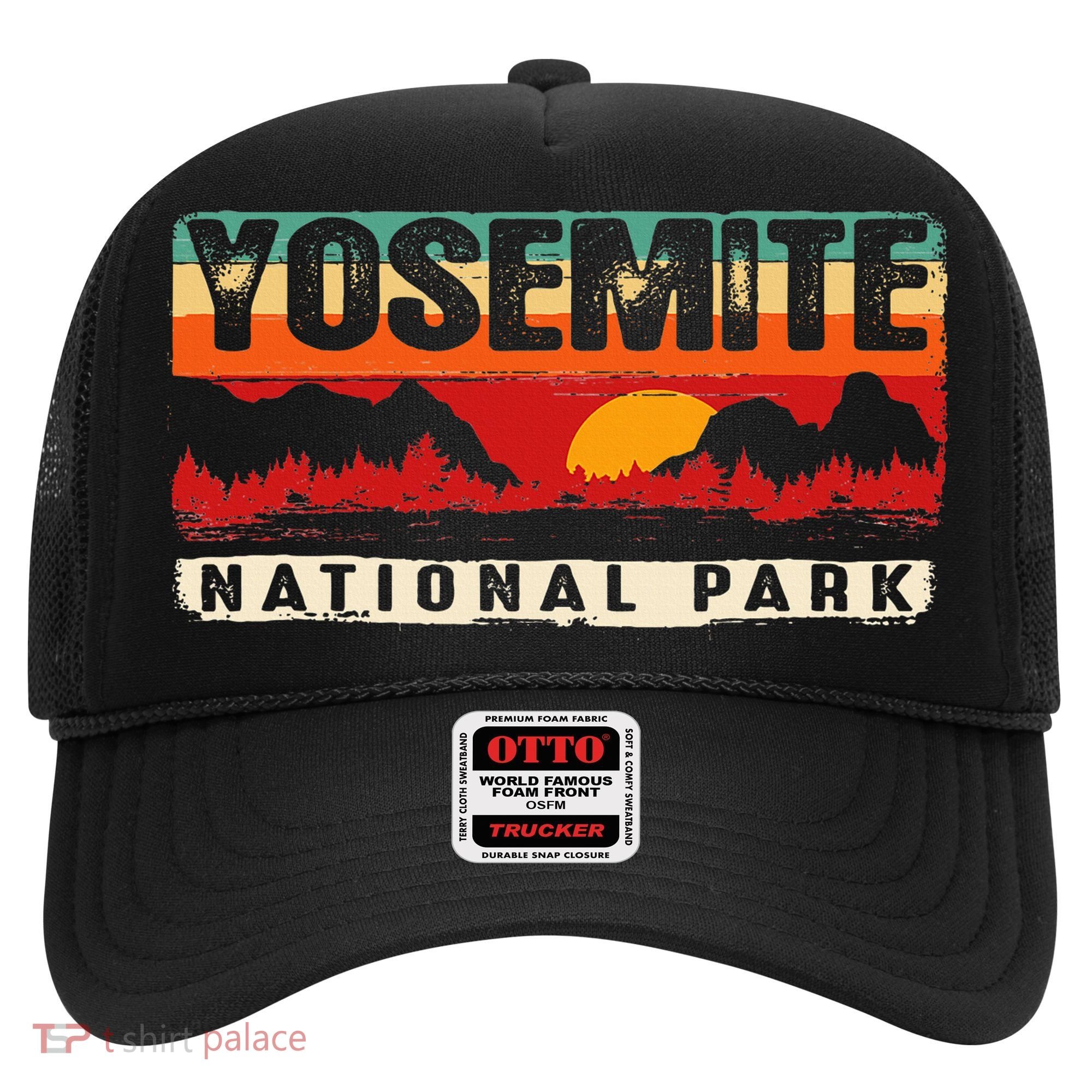 Yosemite Mountain Sunset Yosemite National Park Hat