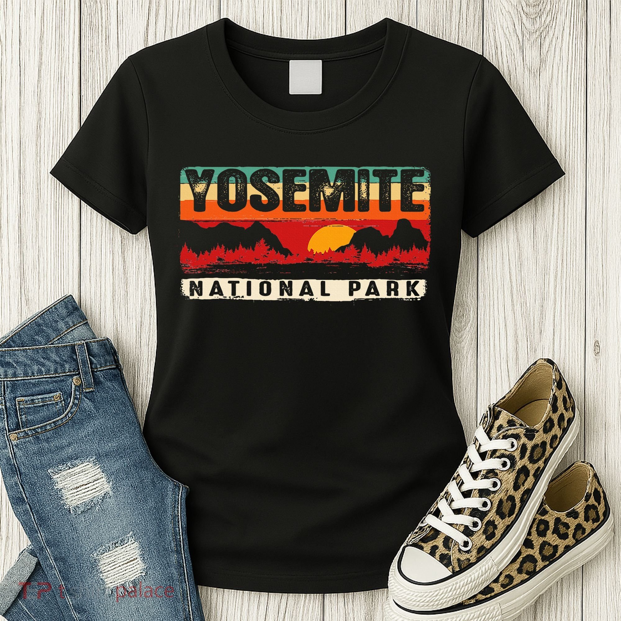 Yosemite Mountain Sunset Yosemite National Park Women's T-Shirt