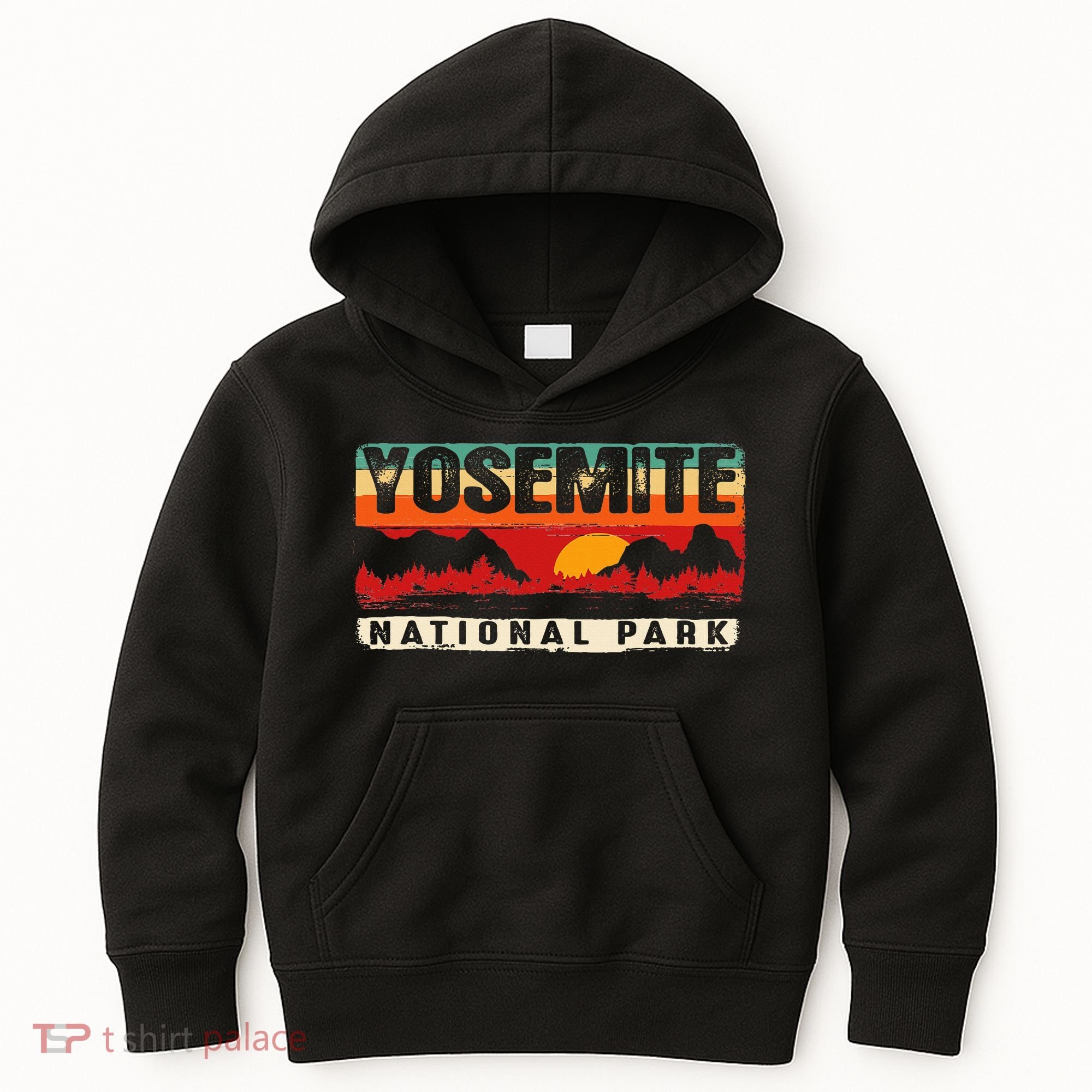 Yosemite Mountain Sunset Yosemite National Park Kids Hoodie