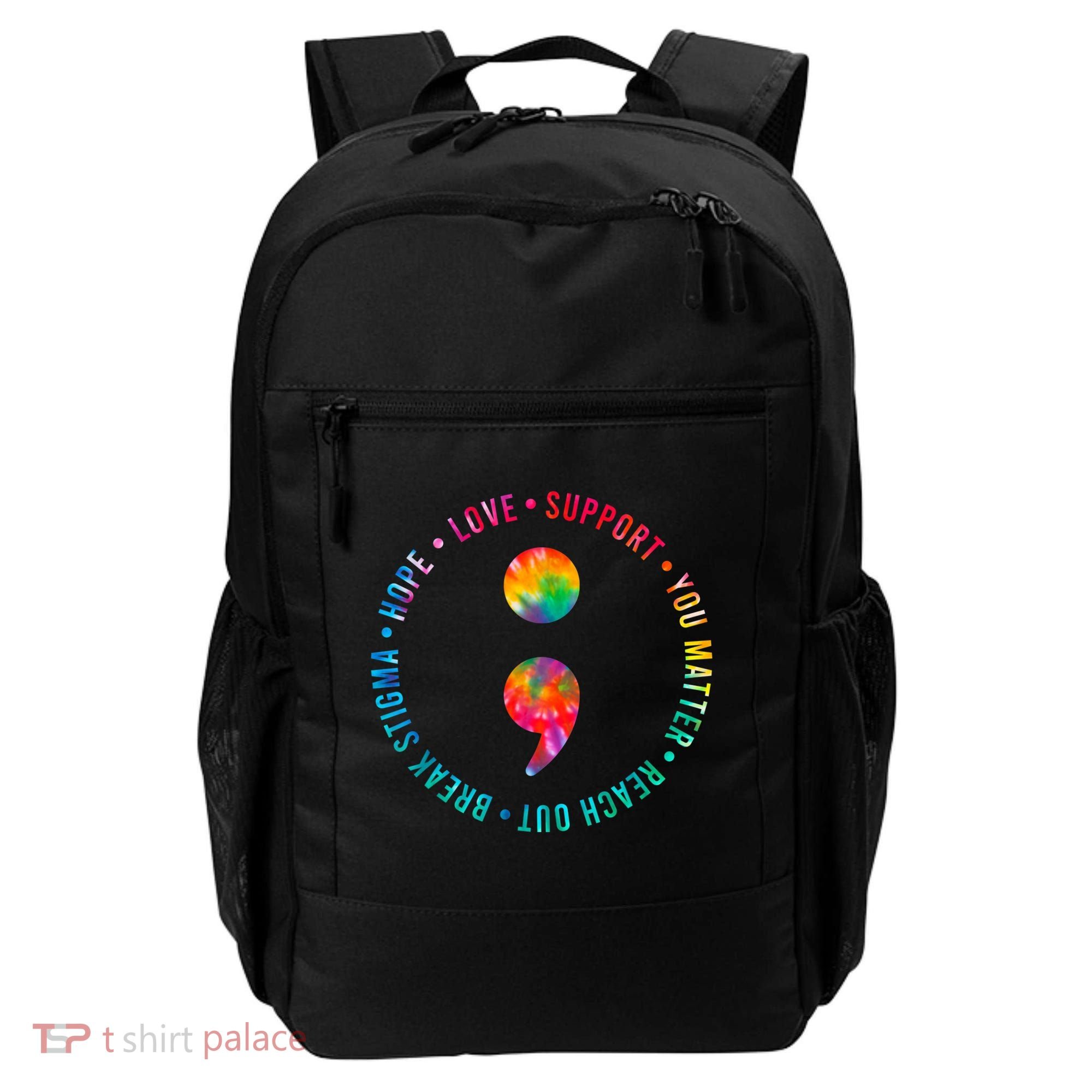 You Matter Semicolon Suicide Prevention Awareness Backpack