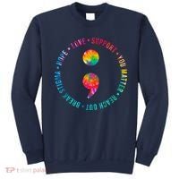 You Matter Semicolon Suicide Prevention Awareness Sweatshirt thumb 0