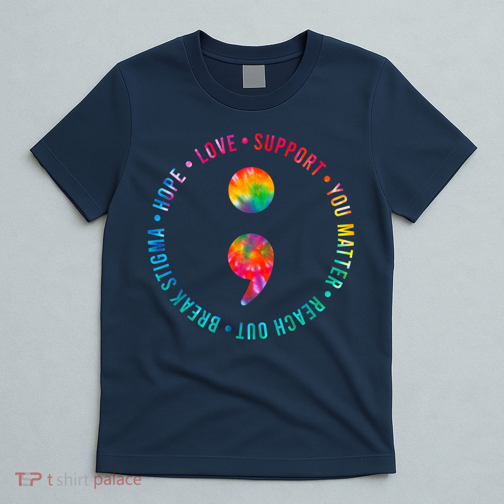 You Matter Semicolon Suicide Prevention Awareness T-Shirt