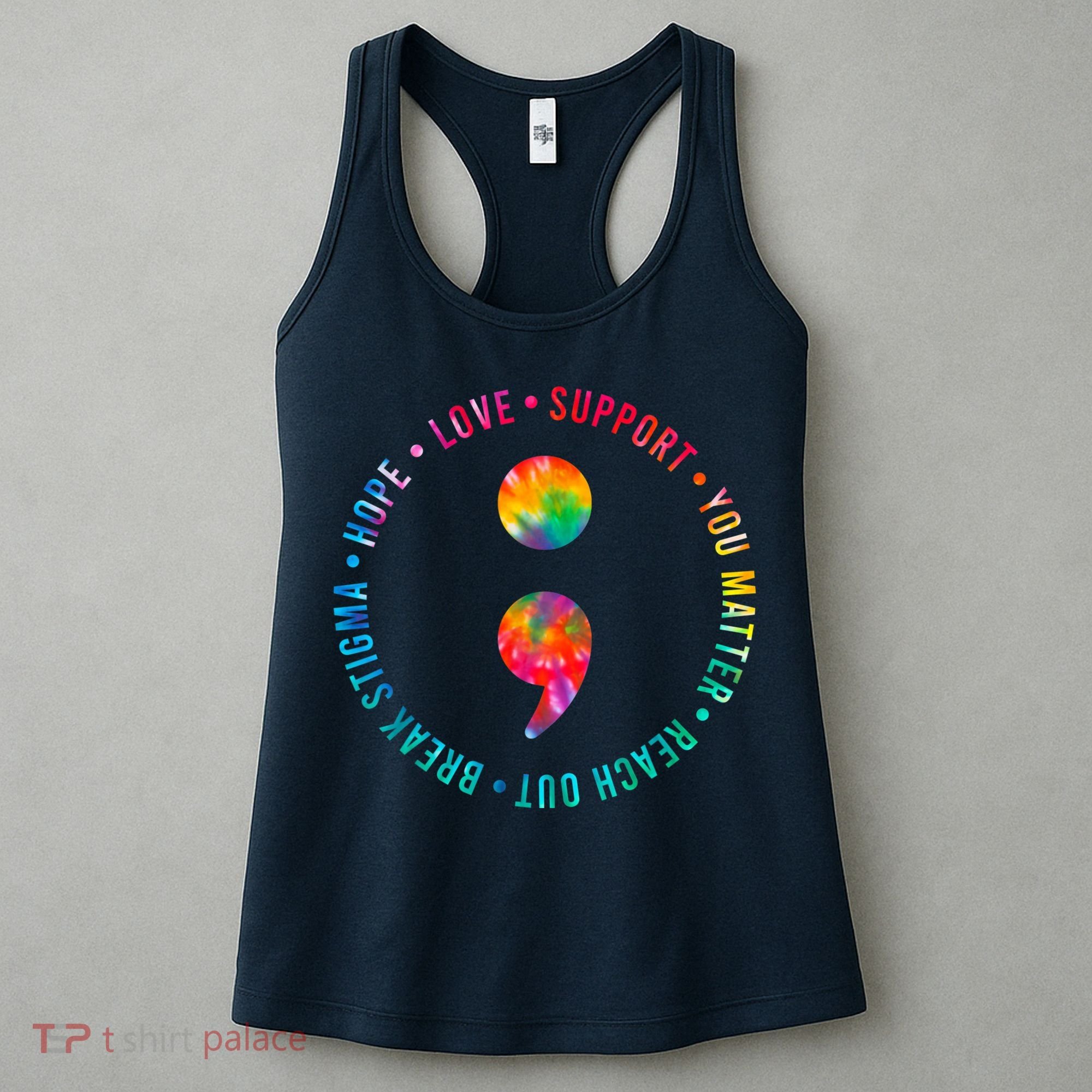 You Matter Semicolon Suicide Prevention Awareness Women's Tank Top
