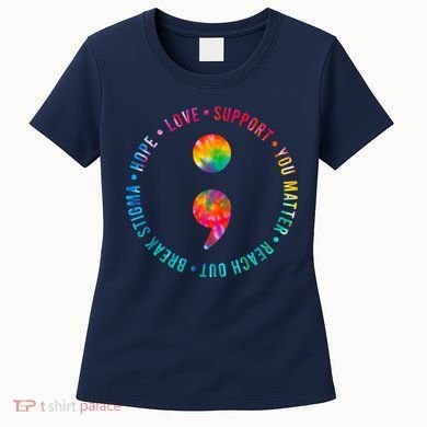 You Matter Semicolon Suicide Prevention Awareness Women's T-Shirt