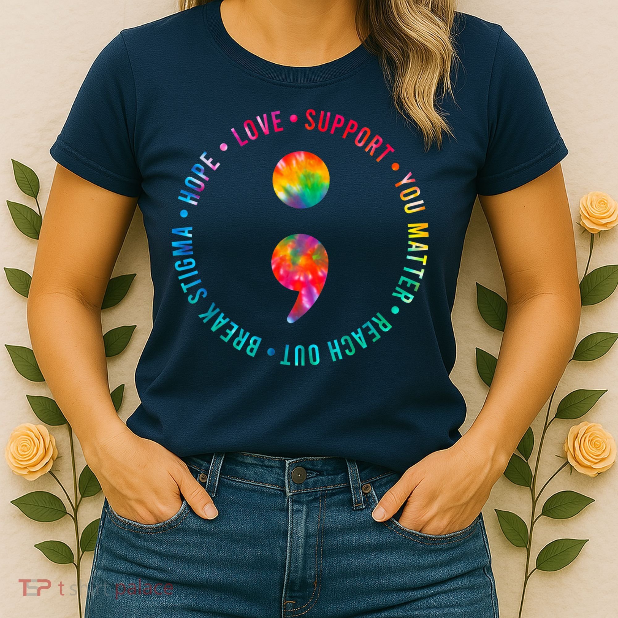 You Matter Semicolon Suicide Prevention Awareness Women's T-Shirt
