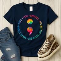 You Matter Semicolon Suicide Prevention Awareness Women's T-Shirt thumb 3