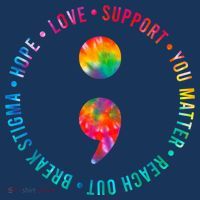 You Matter Semicolon Suicide Prevention Awareness Women's T-Shirt thumb 6
