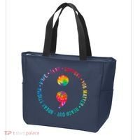 You Matter Semicolon Suicide Prevention Awareness Tote Bag thumb 3