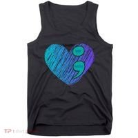 You Matter Semi Colon Heart Suicide Awareness Prevention Tank Top thumb 0